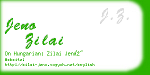 jeno zilai business card